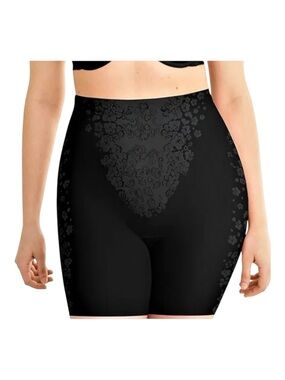 Maidenform FitSense High Waist Thigh Slimmer Black XL